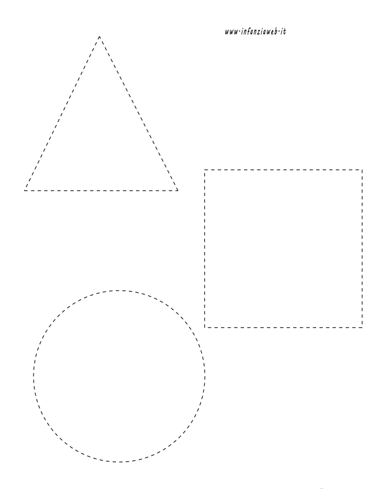 Disegni Da Colorare Categoria Forme Geometriche Immagine Rettangolo Infanziaweb