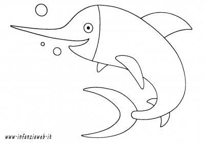 Disegni da colorare categoria animali immagine pesce for Immagini di pesci da colorare per bambini