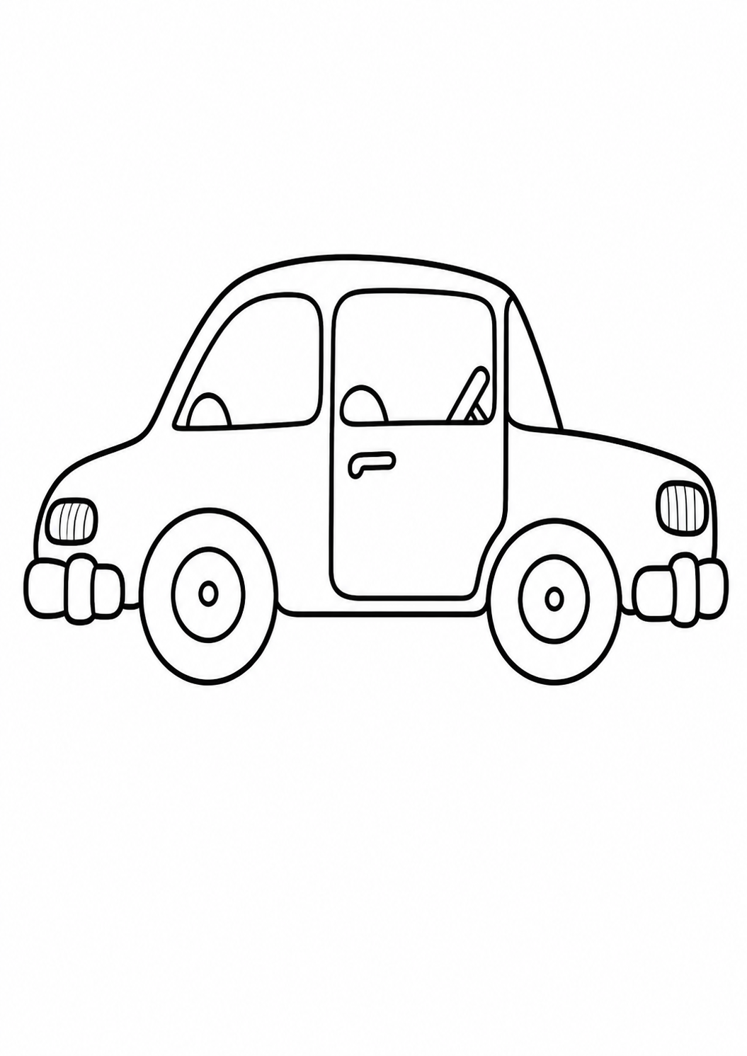 Disegni da colorare Disegno da colorare: Automobile