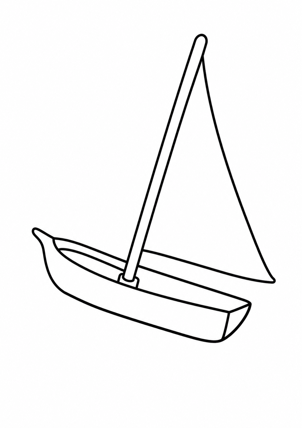 Disegni da colorare Disegno da colorare: Barca a vela