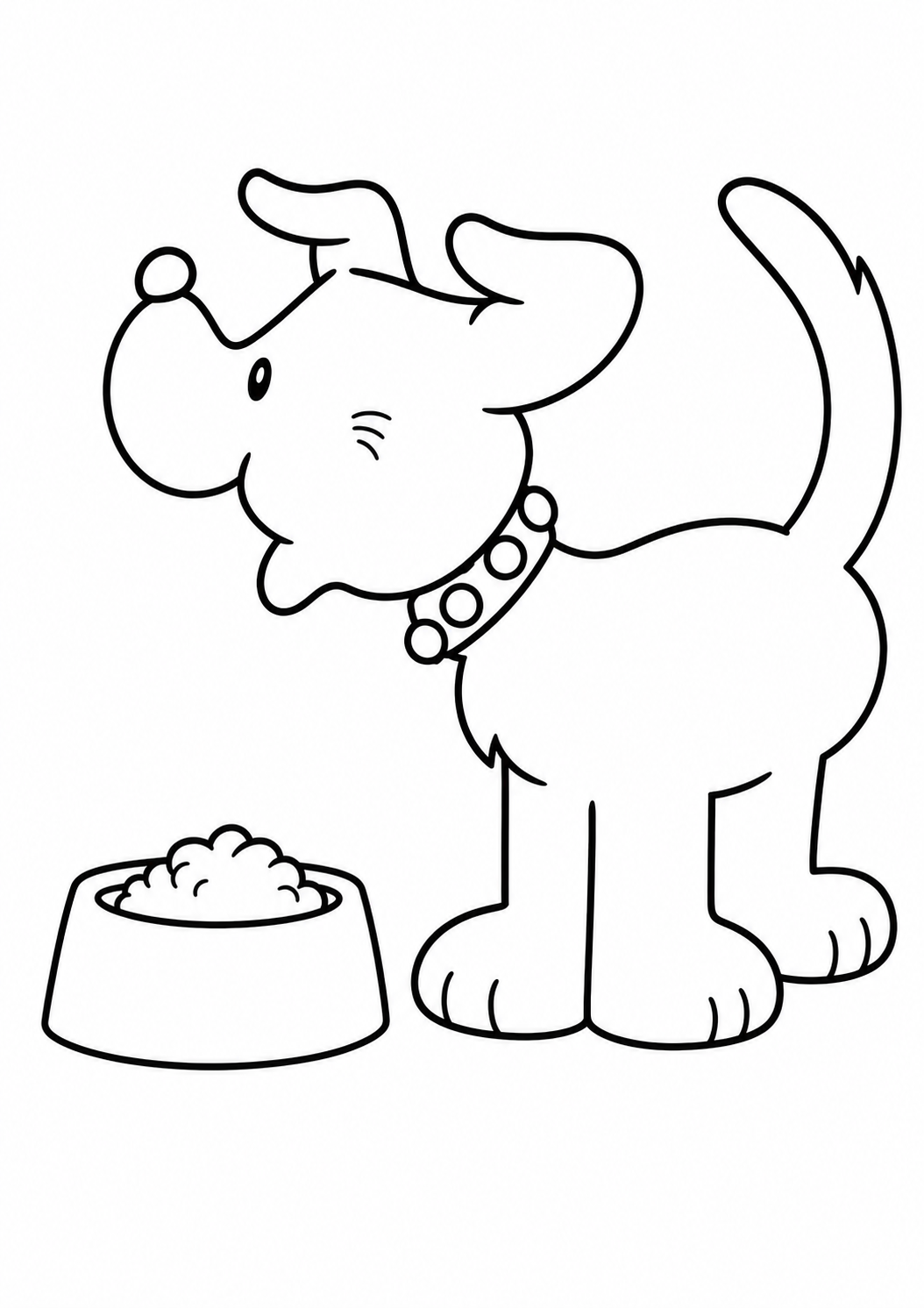 Disegni da colorare Disegno da colorare: Cagnolino