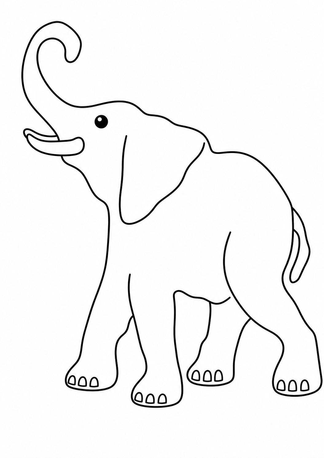 Disegni da colorare Disegno da colorare: Elefante