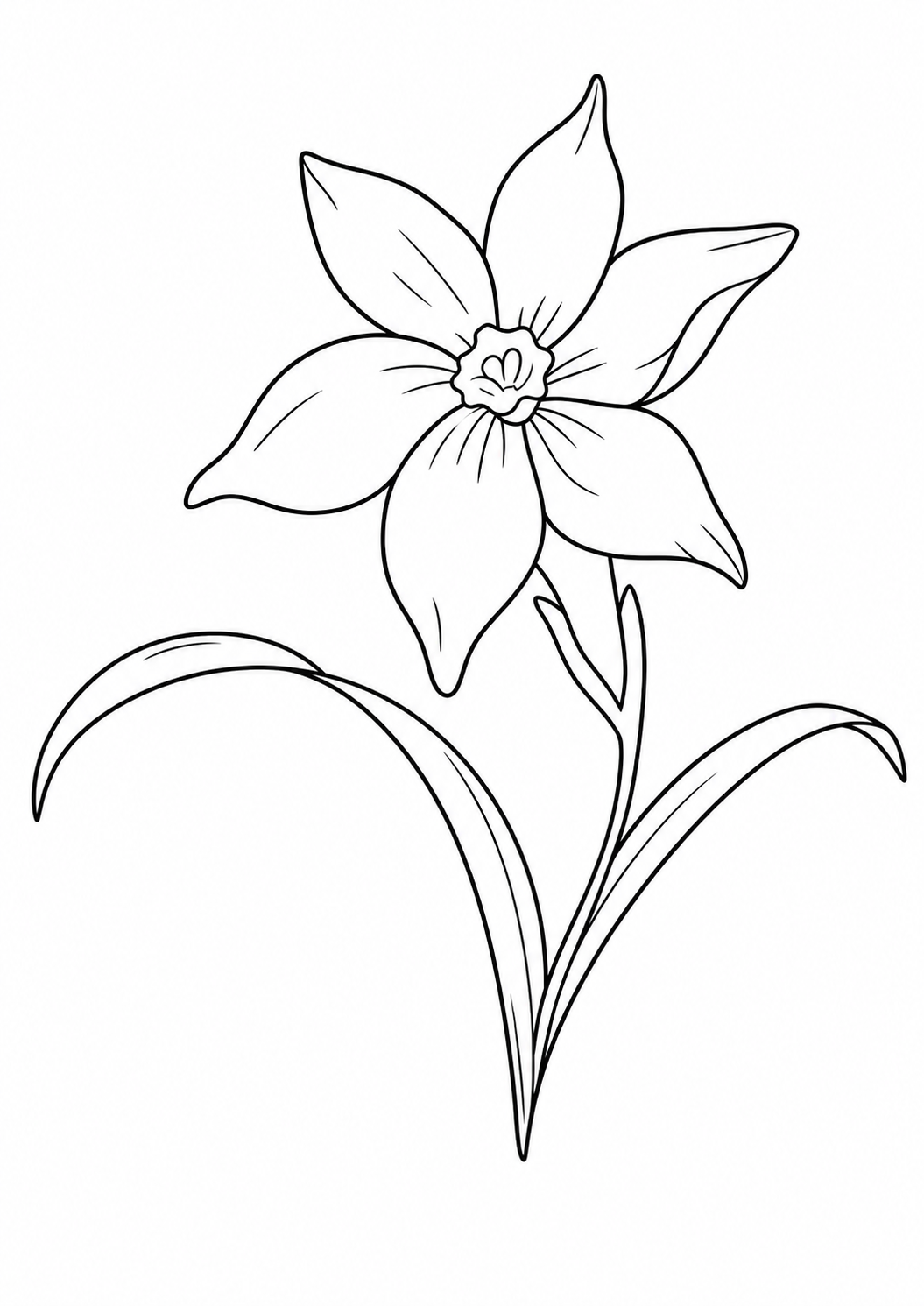 Disegni da colorare Disegno da colorare: Narciso
